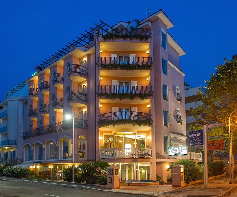 Hotel Trevi Riccione, In Centro Sul Mare Dış mekan fotoğraf